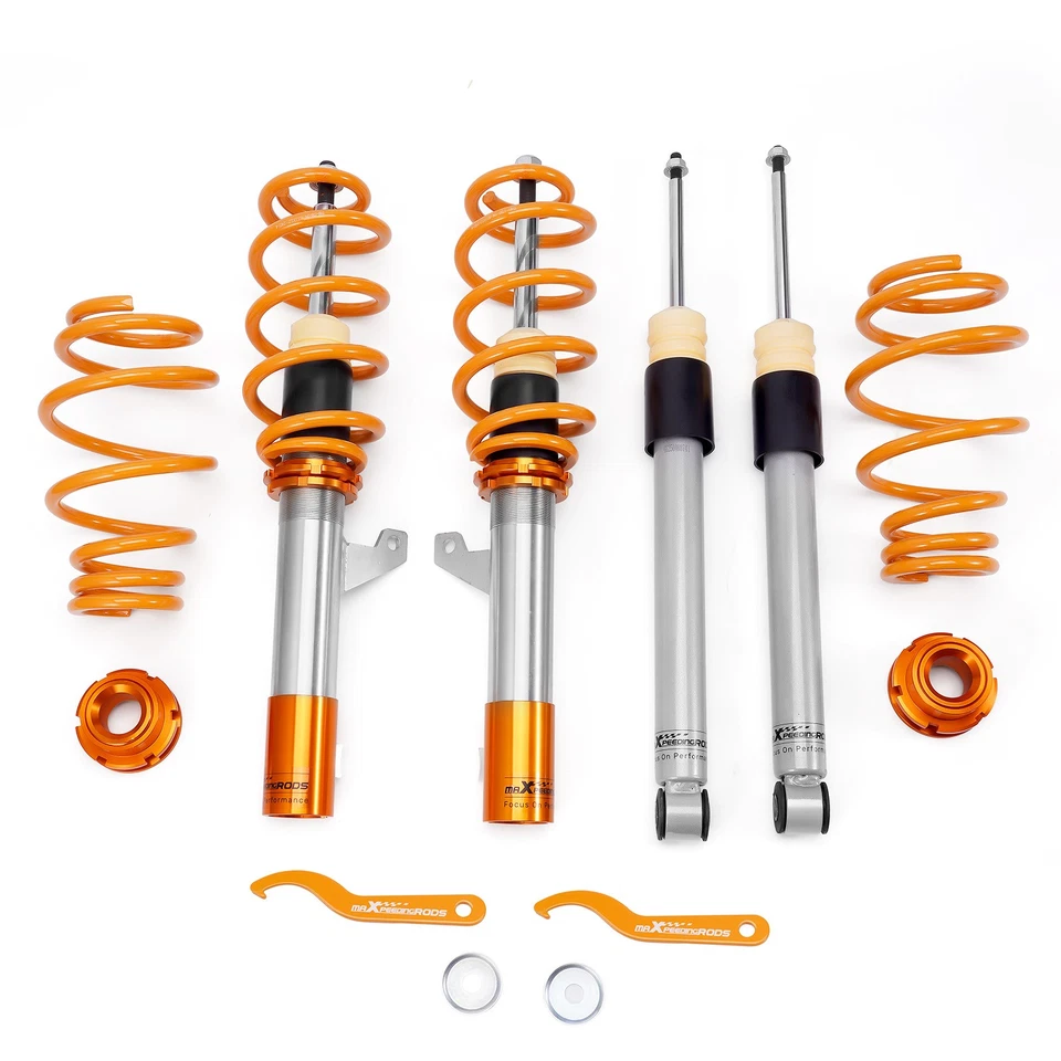 MAXPEEDINGRODS KIT SUSPENSION COMBINE FILETE FOR VW GOLF 5 1K DE 2003 A 2008 1.4 1.6 1.9 2.0