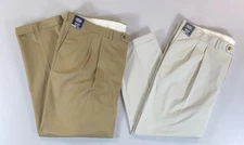 Men's Big & Tall Roundtree & Yorke TravelSmart Pleated Classic Fit Pants