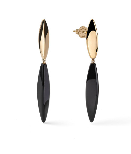 Boucles d'oreilles Unoaerre ARIA argent italien d'exception et design géométrique