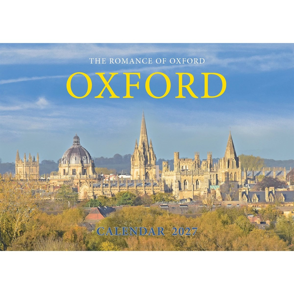 Rackhams Romance Of Oxford A4 Calendar 2027, Wall Calendars, Month To View, Travel, Gift - Image 5