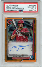 2024 BOWMAN CHROME NOELVI MARTE AUTOGRAPH 