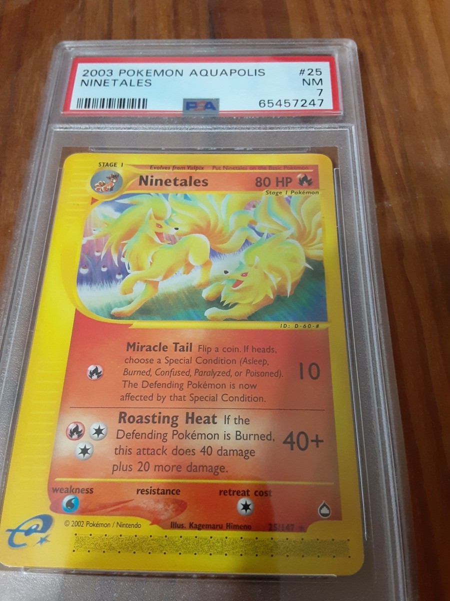 Ninetales 025/147 Aquapolis Regular for sale online | eBay