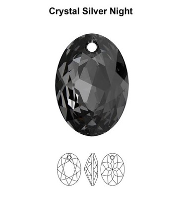 Swarovski Kristalle 6438 Elliptic Cut Anhänger - Schmuckherstellung, Halsketten