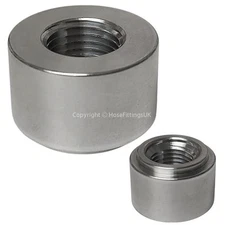 1/8 BSP BSPP STAINLESS STEEL FEMALE WELD ON BUNG BOSS Adapter Oil Sensor Tank 