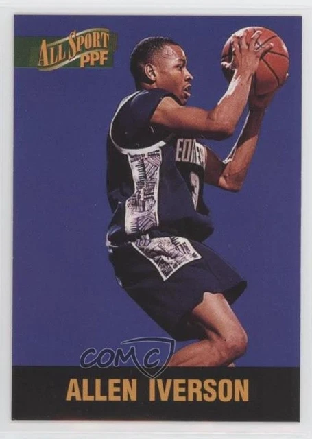 1996 Score Board All Sport PPF Allen Iverson #80 Rookie RC HOF
