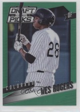2014 Panini Prizm Perennial Draft Picks Green Prizm 5/35 Wes Rogers #86 0c6