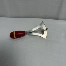 Vintage A&J Ekco  Red Handle Rocking Chopper Collectable Double Blade Slicer!