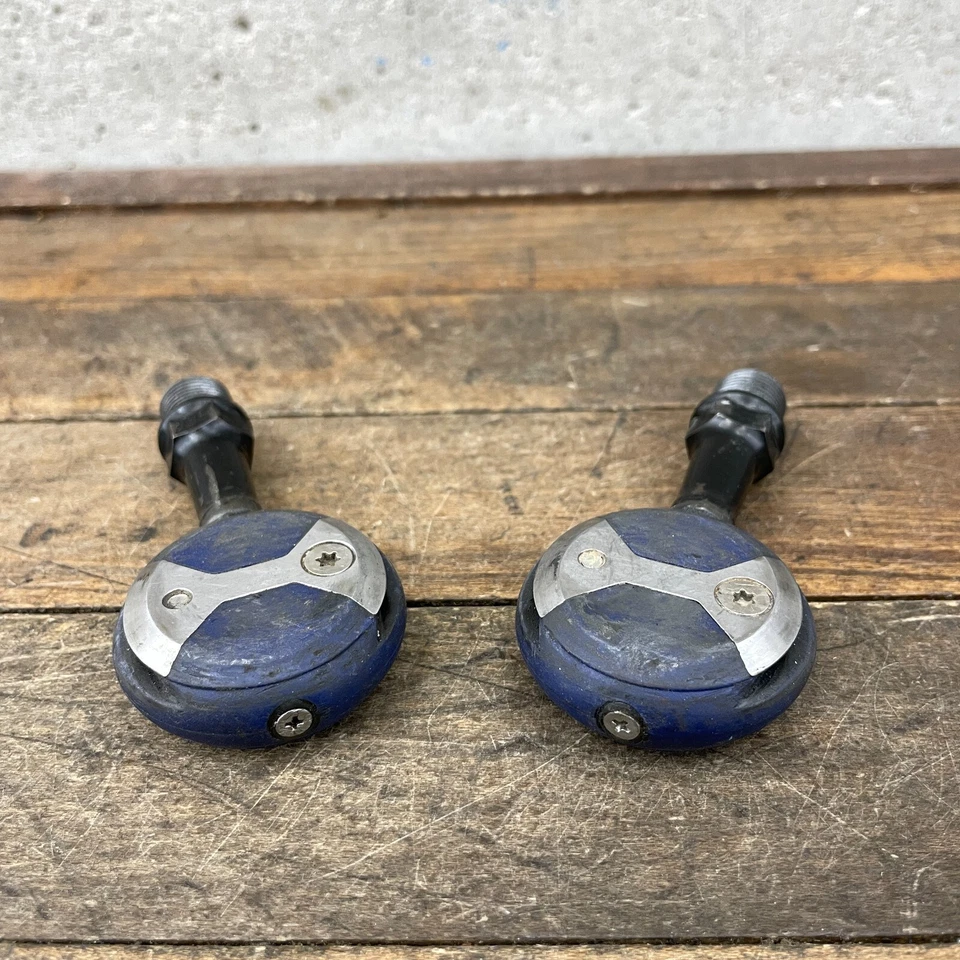 Vintage Speedplay Pedals Clipless Blue 9/16 in Road Race MTB Set A7 - Image 4 of 4