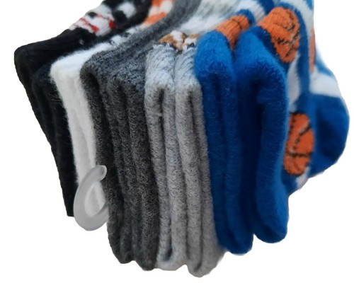 Wonder Nation 6Pr Baby Boy Infant Sports Ankle Socks Size 0-6M Multi Colors - Picture 5 of 11