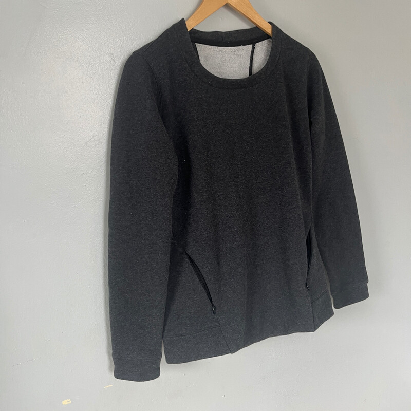 Lululemon Women's Open-Back Sweatshirt Dark Gray Medium