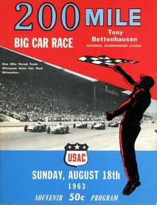 1963-Jim-Clark-Lotus-Only-Other-Oval-Win-Milwaukee-200-Mile-Race-Program