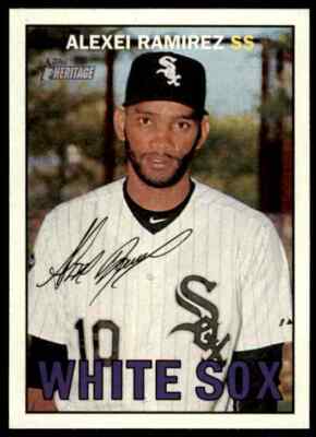 2016 Topps Heritage Alexei Ramirez #86 Chicago White Sox