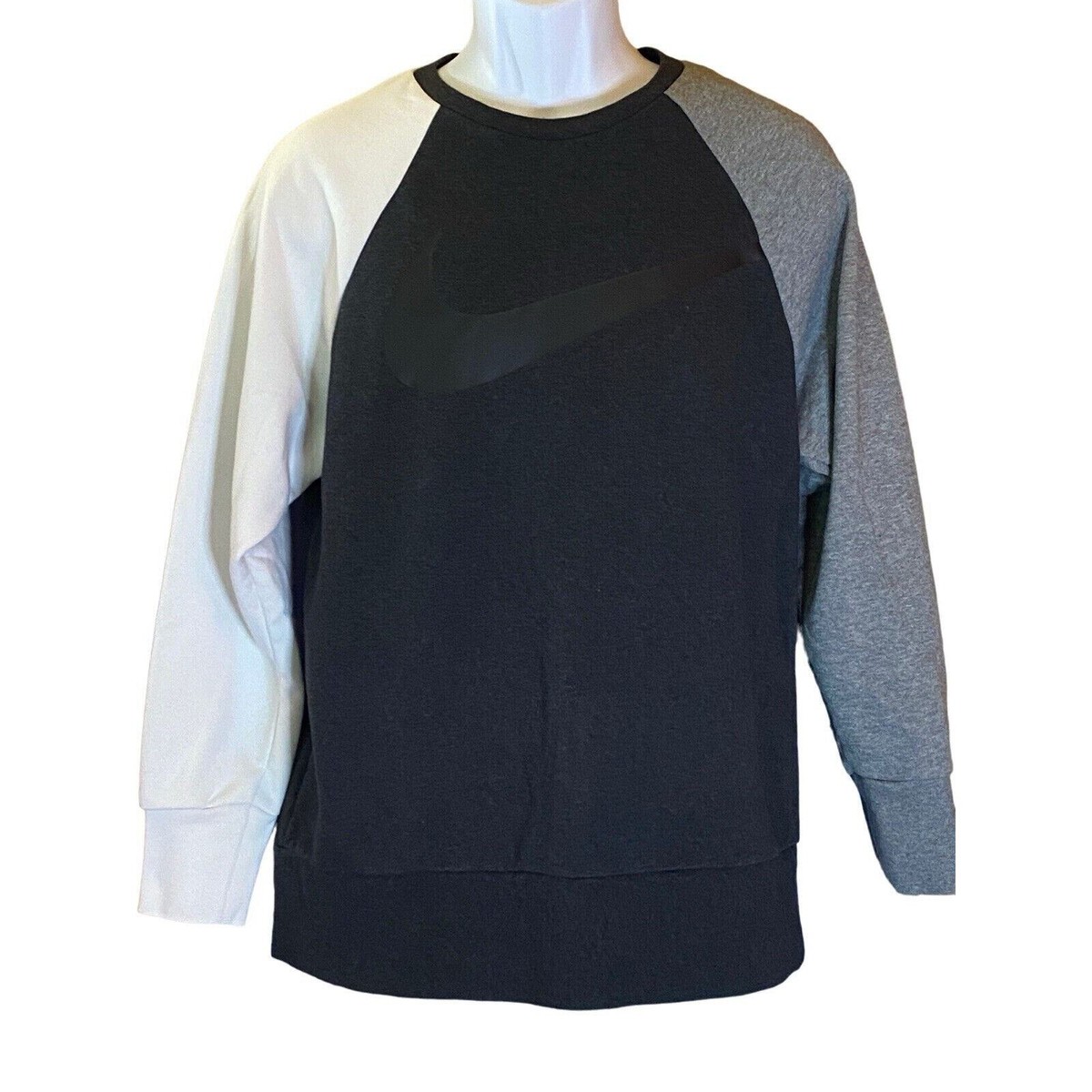 nike swoosh colour block sweatshirt