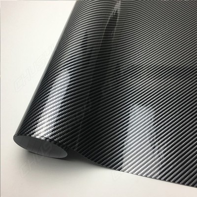 Premium Fibra De Carbono For Car Vinilo Para Autos Carros Negro 1ft X