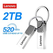 Lenovo USB 2 TB, Metal USB 3.0 High Speed Pen...