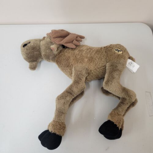 Big Sky Carvers Bearfoot Moose Stuffed Plush Brown Long Legs - 第 1/15 張圖片