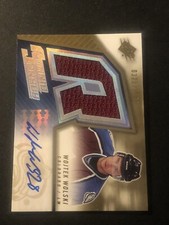 2005-06 SPx Rookie Jersey /1499 Wojtek Wolski #154 Rookie Auto RC