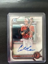 2022 Bowman Chrome Colton Cowser Autograph Auto Orioles Prospect Rookie CPA-CC