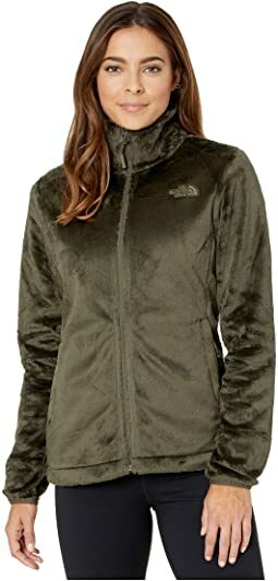 womens brown north face fleece jacket