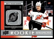 Yegor Sharangovich 2021-22 Upper Deck Rookie Retrospective #RR-5 New Jersey