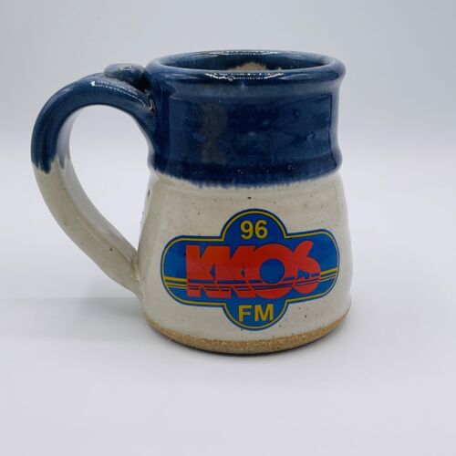 VTG Coffee Mug KKOS 96 FM Carlsbad Studio Pottery Radio Station Cup 70s 80s #B - Picture 3 of 10