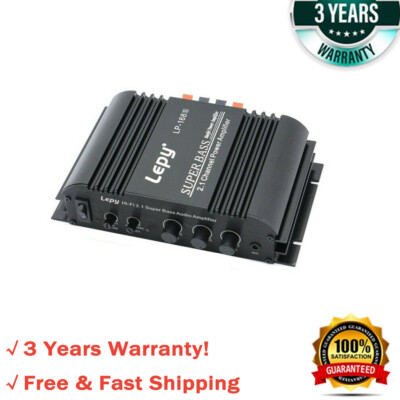 LEPY LP-168S Super Bass 2.1 Channel Power Amplifier Audio Hifi Amp 40W*2 + 45W*1