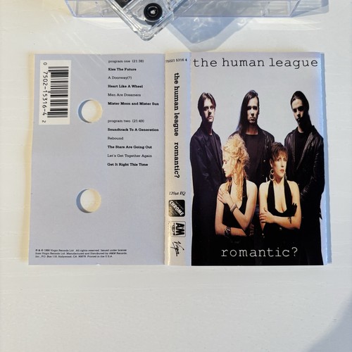 THE HUMAN LEAGUE - ROMANTIC? (US CASSETTE TAPE) - Picture 4 of 6