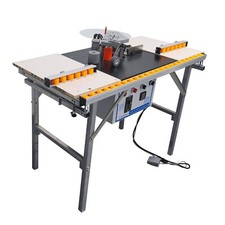 110V Automatic Edge Banding Machine Curved Edge Sealing Double-sided Gluing