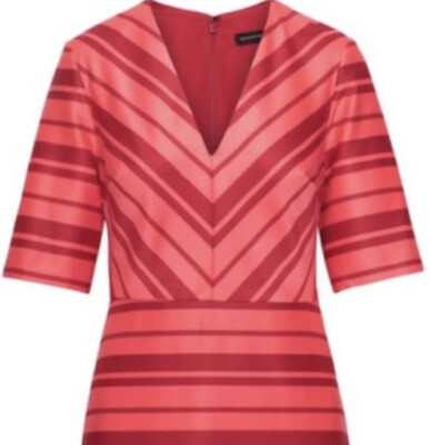open lace back dress PLAID DRESS
