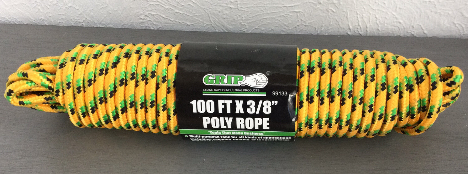 Poly Rapids GRIP 100 FT X 3/8