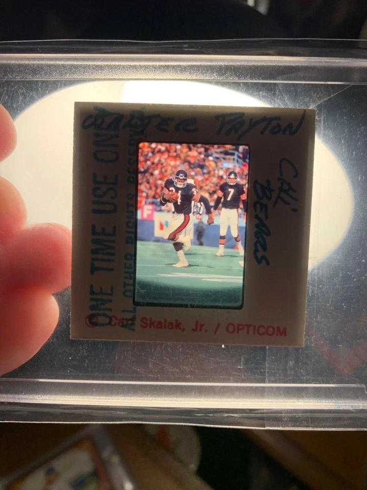 Walter Payton Chicago Bears collectable original negative slide SUPER RARE 1/1 ? - Image 3 of 4