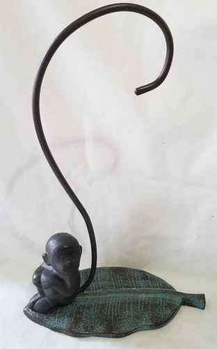 Iron Monkey Banana Holder Fruit Stand by Upper Deck Vintage - Picture 6 of 7