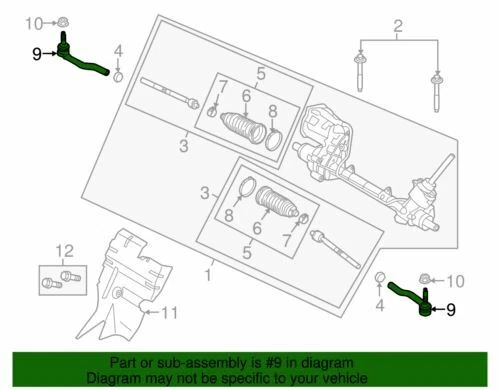 Barra de amarre exterior Ford Fusion Lincoln MKZ 2013-2018 DG9Z-3A130-A fabricante de equipos originales nueva Foto 2 de 2