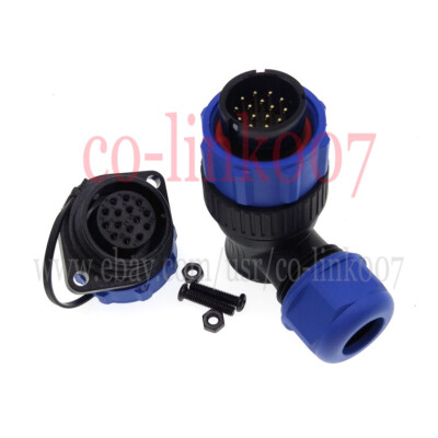 WEIPU SP21 15pin Waterproof Connector, IP68 Aviation Connector LED Plug Socket