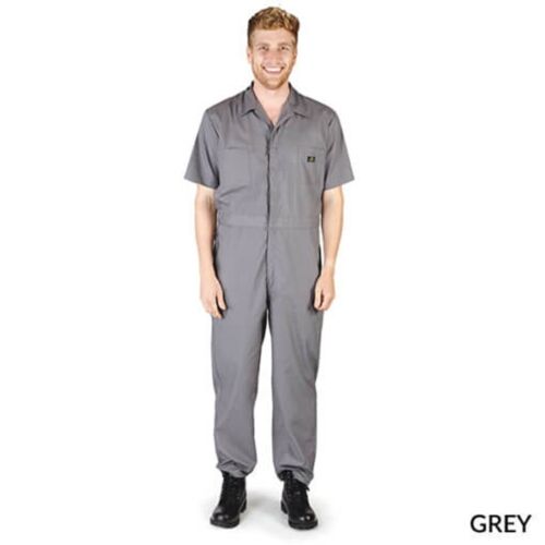 Short Sleeve Coverall Jumpsuit Boilersuit Protective Work Gear XS to 4XL TALL - Picture 5 of 18