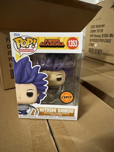 Funko Pop! Animation My Hero Academia Hitoshi Shinso #1353 Chase  w/Protector