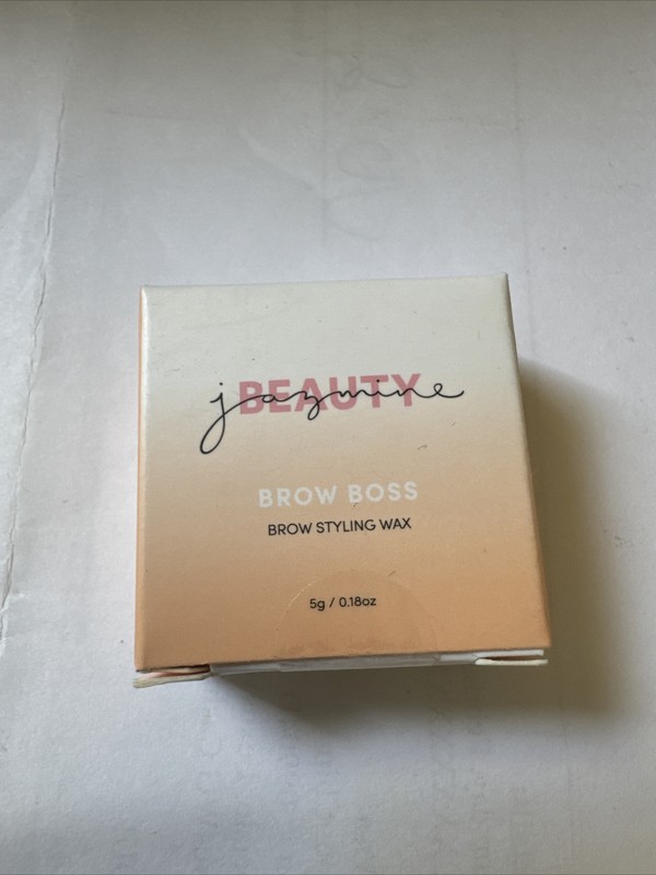 Jazmine Beauty - Brow Boss Brow Styling Wax, Clear, Brand New
