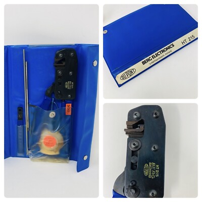 HT215  Crimp Tool  Mfg: Berg With Plastic Case