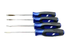 Snap On Tools NEW SGDX40BMB 4 Piece Power Blue Mini Combo Screwdriver Set USA