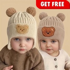 Free Baby Wool Hat  10 Pack 100 Compostable Nappy Bags for Tommee Tippee Bin