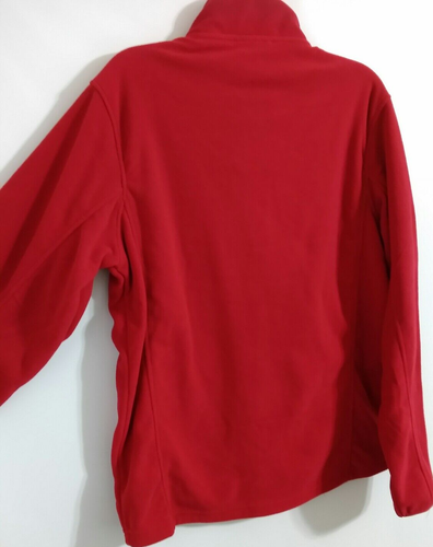 Avalanche Fleece Jacket Half Zip Red Medium Outdoor Thermal Mid Layers Men's - Picture 10 of 12