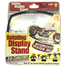 Rotating Mirror Display Stand Collectors 360 Degree For Cars Etc Toy Zone New