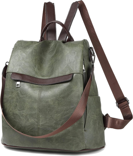 Zaino Piccolo Da Donna Zaino Donna Borsa Pelle Impermeabile Casual Borsetta - Foto 11 di 12