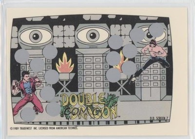 1989 Topps Nintendo Scratch-Off Game Double Dragon Screen 7 #7 wq8