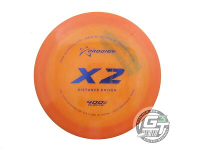USED Prodigy Discs 400G X2 172g Orange Blue Foil Distance Driver Golf Disc