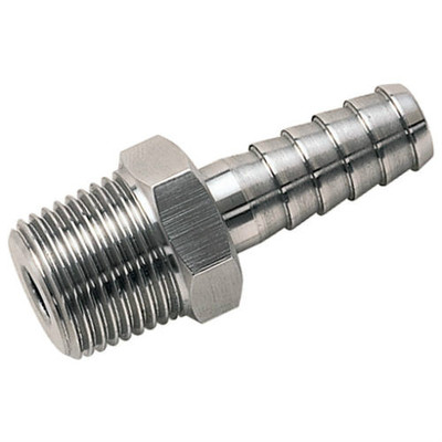 BSP Kegelaußengewinde x Schlauchendstück Adapter Verbinder Armaturen Edelstahl 316