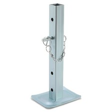 8000lbs Jack Stand Drop Leg Foot Pad For Square Jacks W/ 2'' Tube Trailer Camper