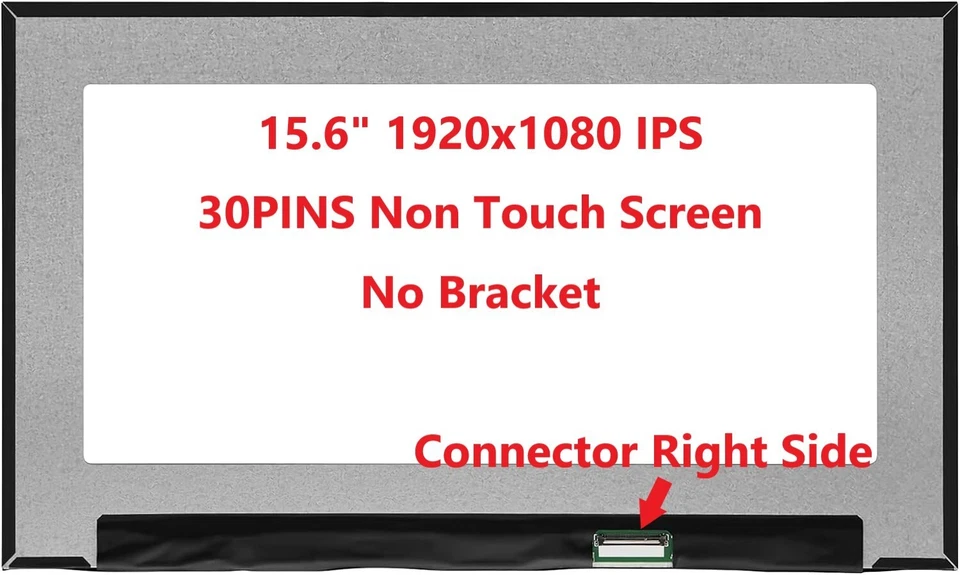 15.6" FHD 1920x1080 IPS 30Pin para HP P/N M22912-001 Foto 3 de 4