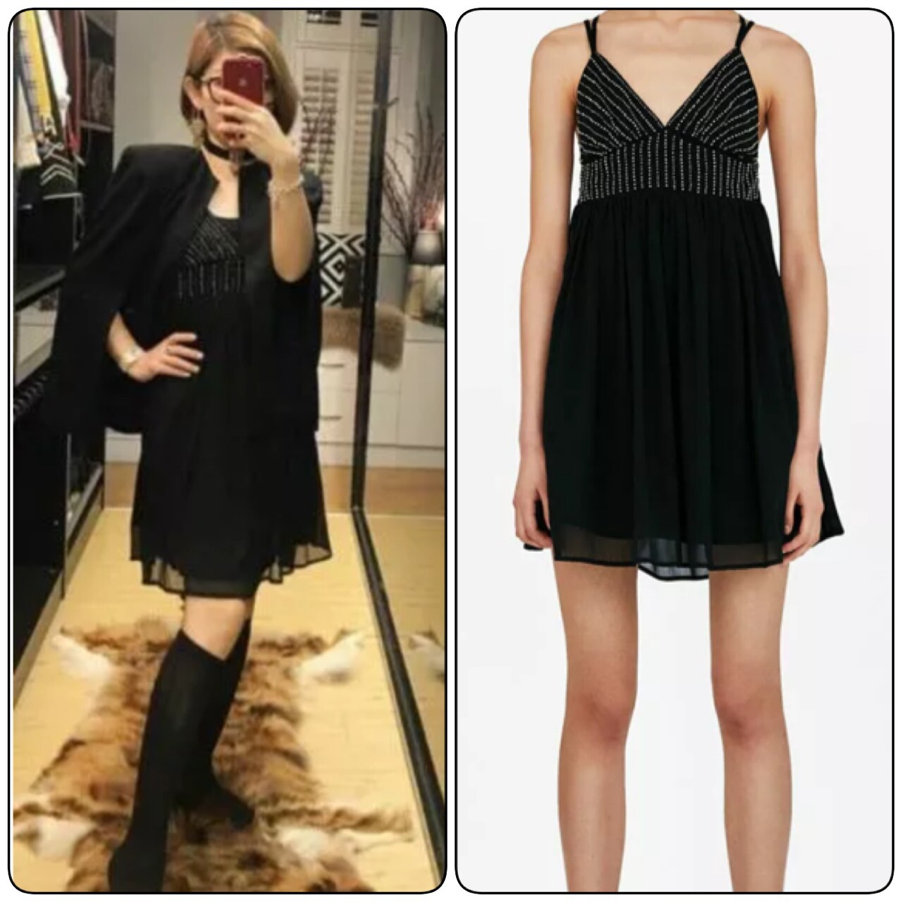 zara short dress