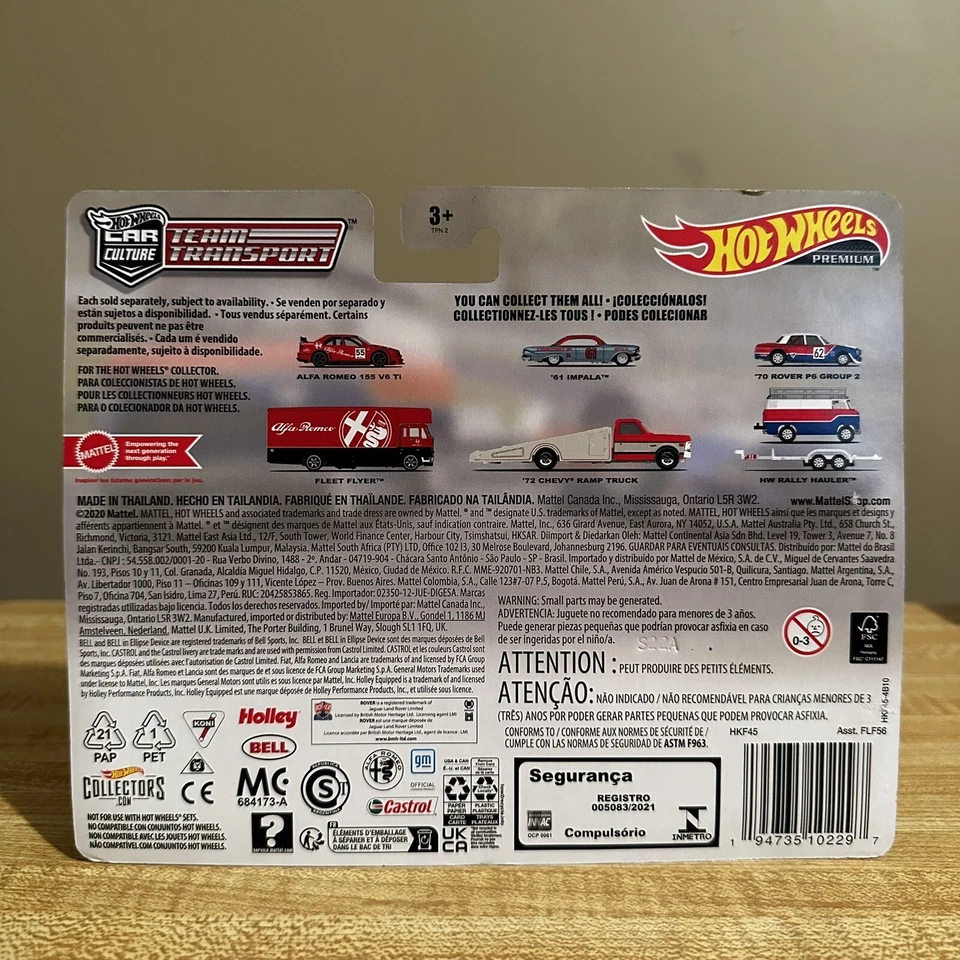 Camión de transporte Rover P6 Rally Hauler Team 1970 Hot Wheels nuevo sellado Foto 2 de 2